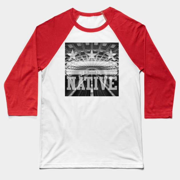 DistrictNative on the METRO Baseball T-Shirt by districtNative
